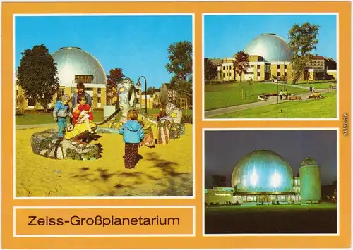 Ansichtskarte  Pankow Berlin Zeiss - Großplanetarium 1989