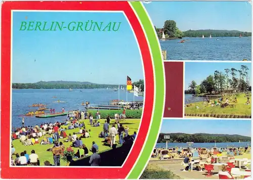 Ansichtskarte Grünau Berlin Regatta-Strecke, Stradbad 1980