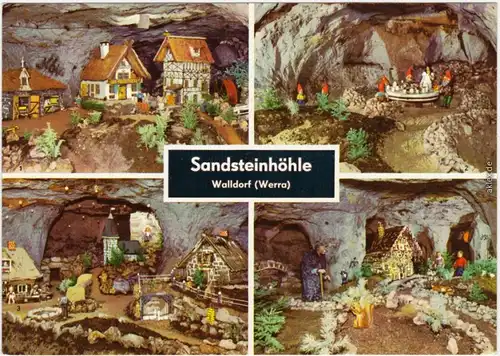 Ansichtskarte Walldorf (Werra) Märchen- und Sagenhöle 1982