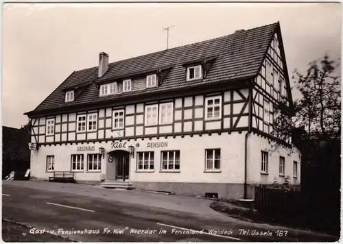 Needar Willingen (Upland) Gasthaus "Kiel" Pension im Ferienland 1960