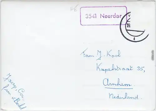 Needar Willingen (Upland) Gasthaus "Kiel" Pension im Ferienland 1960