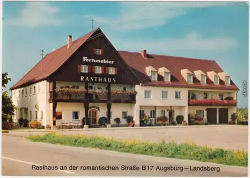 Foto Ansichtskarte Augsburg Autobahn-Rasthaus Augsburg-Landsberg 1970