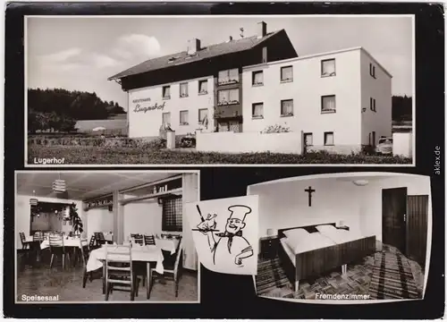 Döbersing Weiding (LK Cham) Pension "Lugerhof" - außen und Innen 1965