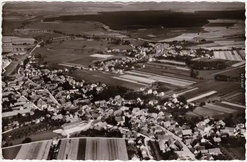 Foto AnsichtskarteSontheim Luftbildaufnahme von der Stadt 1965