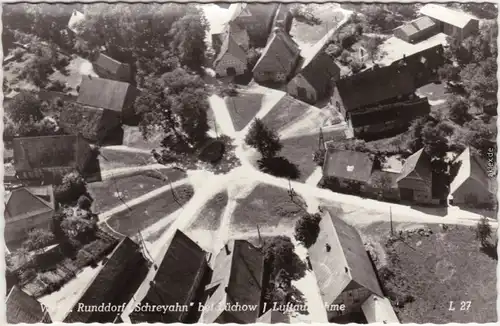Schreyahn-Wustrow (Wendland) Luftbild Runddorf - Lüchow Dannenberg 1968
