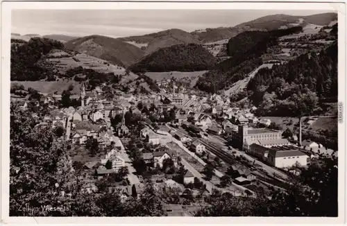 Zell im Wiesental Luftbild, Panoramaansicht 1964