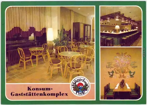 Köpenick Berlin Konsum-Gaststättenkomplex "Müggelseeperle" 1983