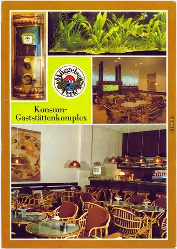 Köpenick Berlin Konsum-Gaststättenkomplex "Müggelseeperle" 1983