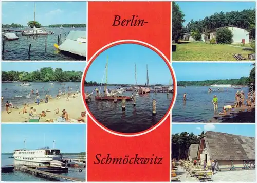 Schmöckwitz Berlin Seddinsee, Zeuthener See, Intercamping Krossinsee, 1981