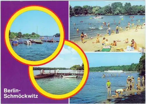 Berlin Seddinsee, Krossinsee, Zeuthener See, Intercamping ,Badeplatz 1981