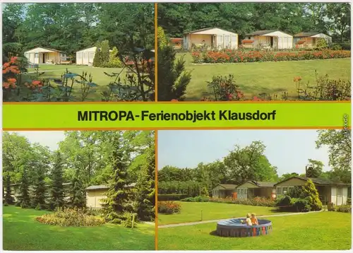 Klausdorf Am Mellensee Mitropa-Ferienobjekt,  b Luckenwalde 1986