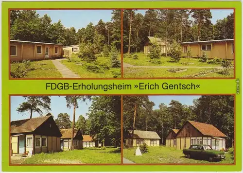 Dolgenbrodt Heidesee FDGB-Erholungsheim "Erich Gentsch" 1986