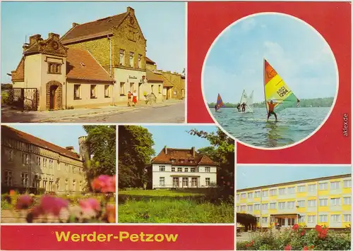 Werder (Havel) Gaststätte "Fontane-Klause", Windsurfing , Spezialschule 1983