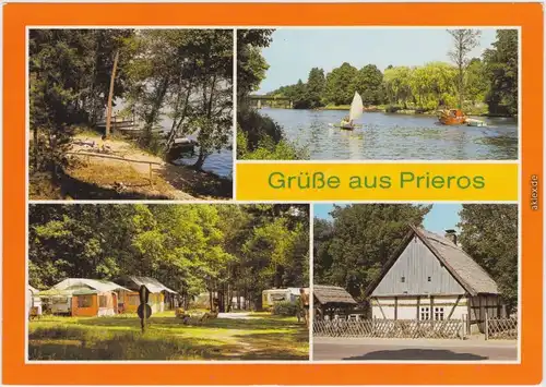 Prieros Heidesee Campingplatz D/66 am Huschtesee, An der Dahme, 1988