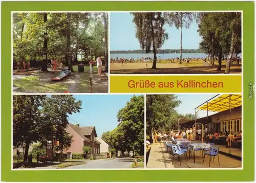 Kallinchen Zossen Minigolfanlage, Strandbad, Teilansichten, Eisdiele    1986