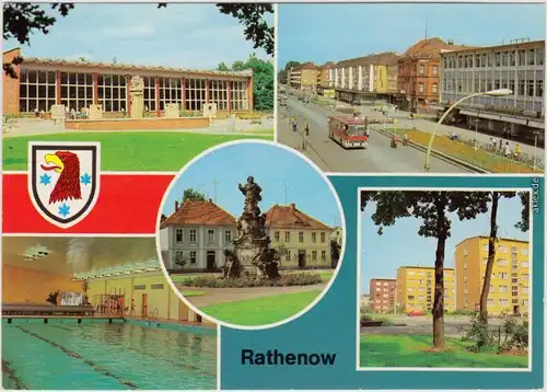 Rathenow Volksschwimmhalle, Wilhelm-Pieck-Straße, Volksschwimmhalle 1981