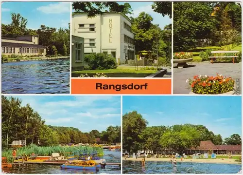 Rangsdorf Seebad-Casino am Rangsdorfer See, Hotel "Rangsdorfer Hof" 1980