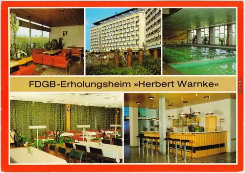 Klink (Müritz) Erholungsheim "Herbert Warnke" 1984