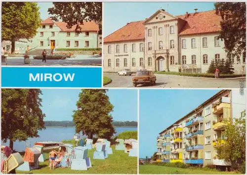 Mirow Markt, Etkar-Adré-Oberschule, Am Mirower See, Neubauten 1982