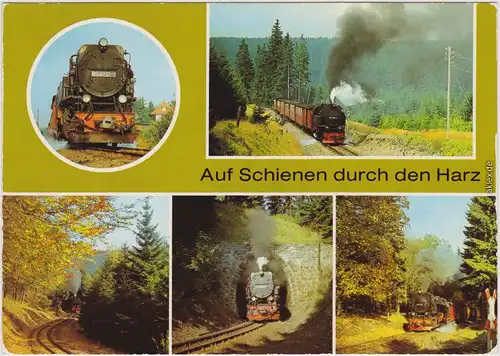  Harzquerbahn, auf Schienen durch den Harz 1986