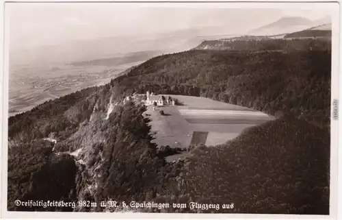 Spaichingen Luftbild Dreifaltigkeitsberg Foto Ansichtskarte 1930