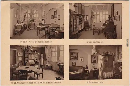Weimar Kirms-Krackow-Haus - Wohn- und Schlafzimmer, Falkzimmer, Wohnzimmer 1922