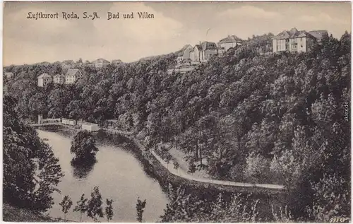 Stadtroda Bad und Villen Ansichtskarte 1918