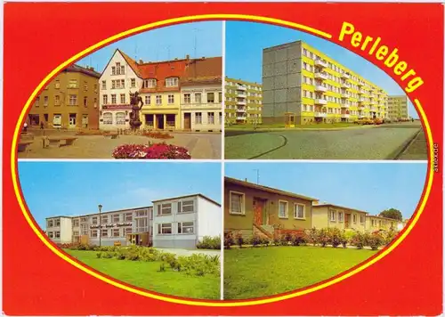Perleberg  Heinrich-Heine-Straße, Geschwister-Scholl-  Derfenthiner Straße 1983
