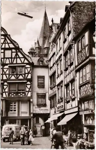 Foto Ansichtskarte Bernkastel Mosel Belebter Marktplatz 1963