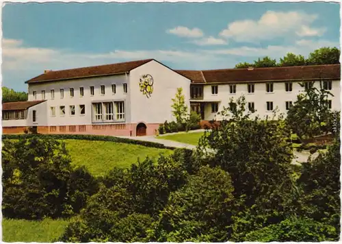 Hagen (Westfalen) Jugendherberge - Außenansicht mit Grünanlage 1978