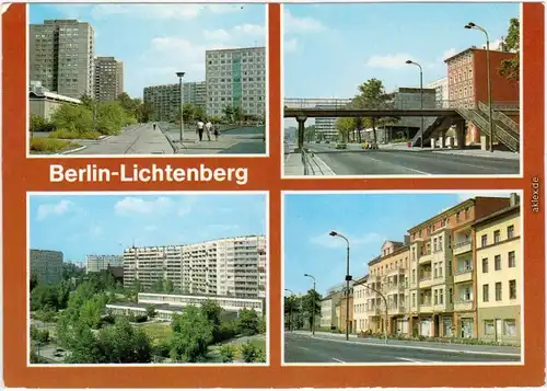 Lichtenberg Berlin Neubaugebiet (Stadtteil) 1984