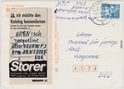  Dampflokmodell und E-Lokmodell am Bahnhof 1987