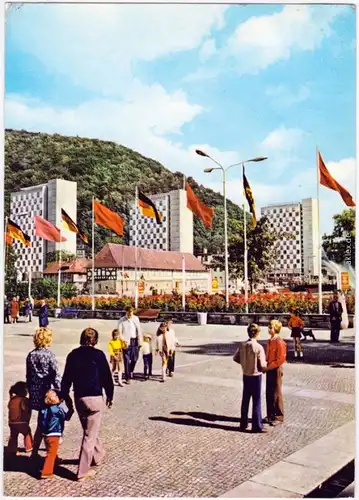 Ansichtskarte Suhl Ernst-Thälmann-Platz 1976