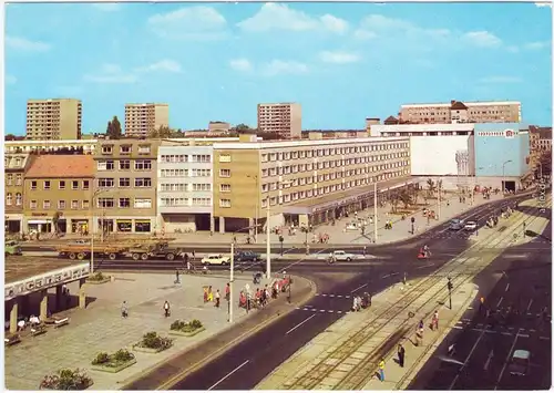 Ansichtskarte Dessau Wilhelm-Pieck-Straße 1978