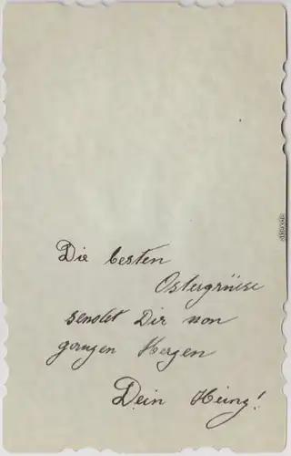  Künstlerkarten - handgefertigt, Portrait Mann/Frau 1940 Prägekarte