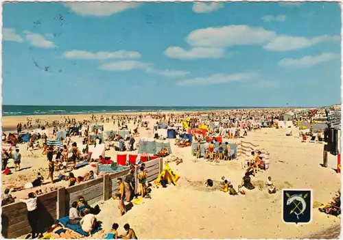 Wenduin Brügge Brugge / Bruges Stark belebter Badestrand 1969