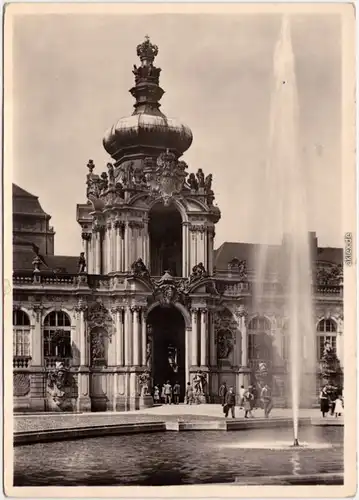 Altstadt Dresden 1711-22 von M. D. Pöppelmann als Renn- u. Festspielplatz 1942