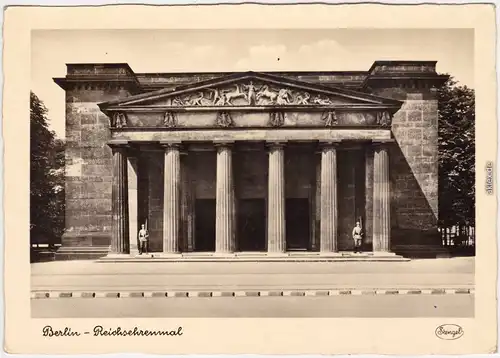 Mitte Berlin Reichsehrenmal - Heute Gedänkstätte der BRD   1939