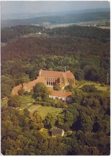 Ansichtskarte Chorin Luftbild Kloster 1987