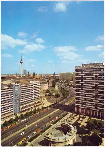 Ansichtskarte Mitte Berlin Blick auf die Leipziger Straße 1986