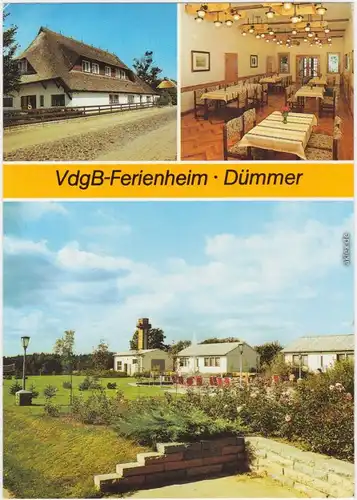 Ansichtskarte Dümmer VdgB-Ferienheim 1988