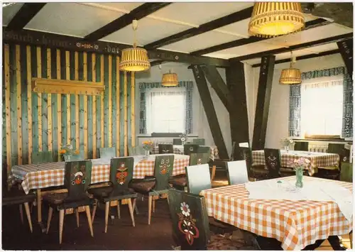 Banzkow Restaurant I. Etage  - Gaststätte  - Lewitzmühle Crivitz 1984