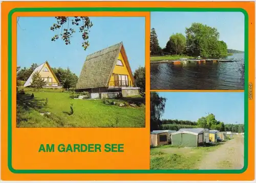 Ansichtskarte Lohmen (Sachsen) Garder See 1982