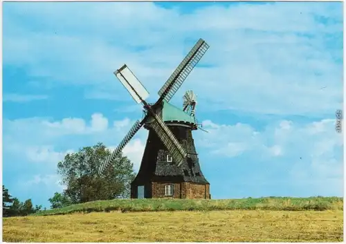 Ansichtskarte Stove Boiensdorf Erdholländermühle 1989