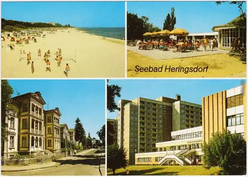 Heringsdorf Usedom Strand, Strandcafé, Eichenweg, FDGB-Urlauberrestaurant 1989