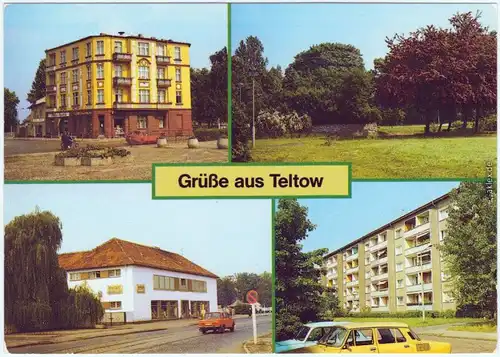 Teltow Volksbuchhandlung in der Altstadt, Kontakt-Kaufhaus, Neubaugebiet 1987