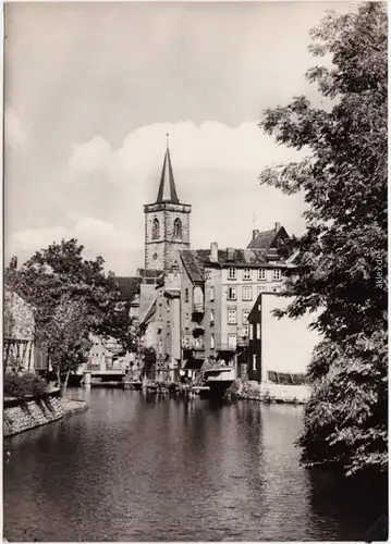 Foto Ansichtskarte  Erfurt Gerapartie 1960