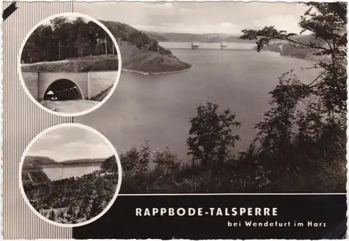 Oberharz am Brocken Rappbode-Talsperre -  Kfz-Unterführung 1965/1962