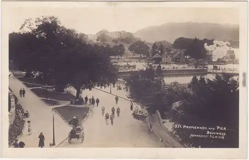 Bowness Promenade an Pier - Bowness on Windermere 1917 