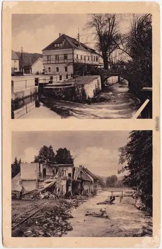 Bad Gottleuba Berggießhübel 2 Bild  - Badehotel  Unwetter Katastophe 1927